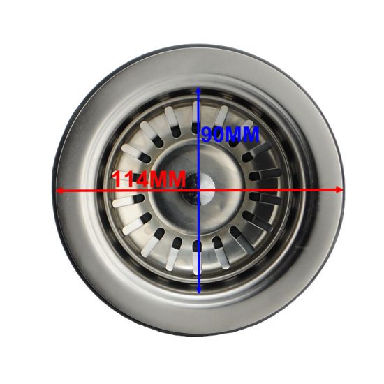 Hot Deal: 90/114mm Chrome Kitchen Sink Waste