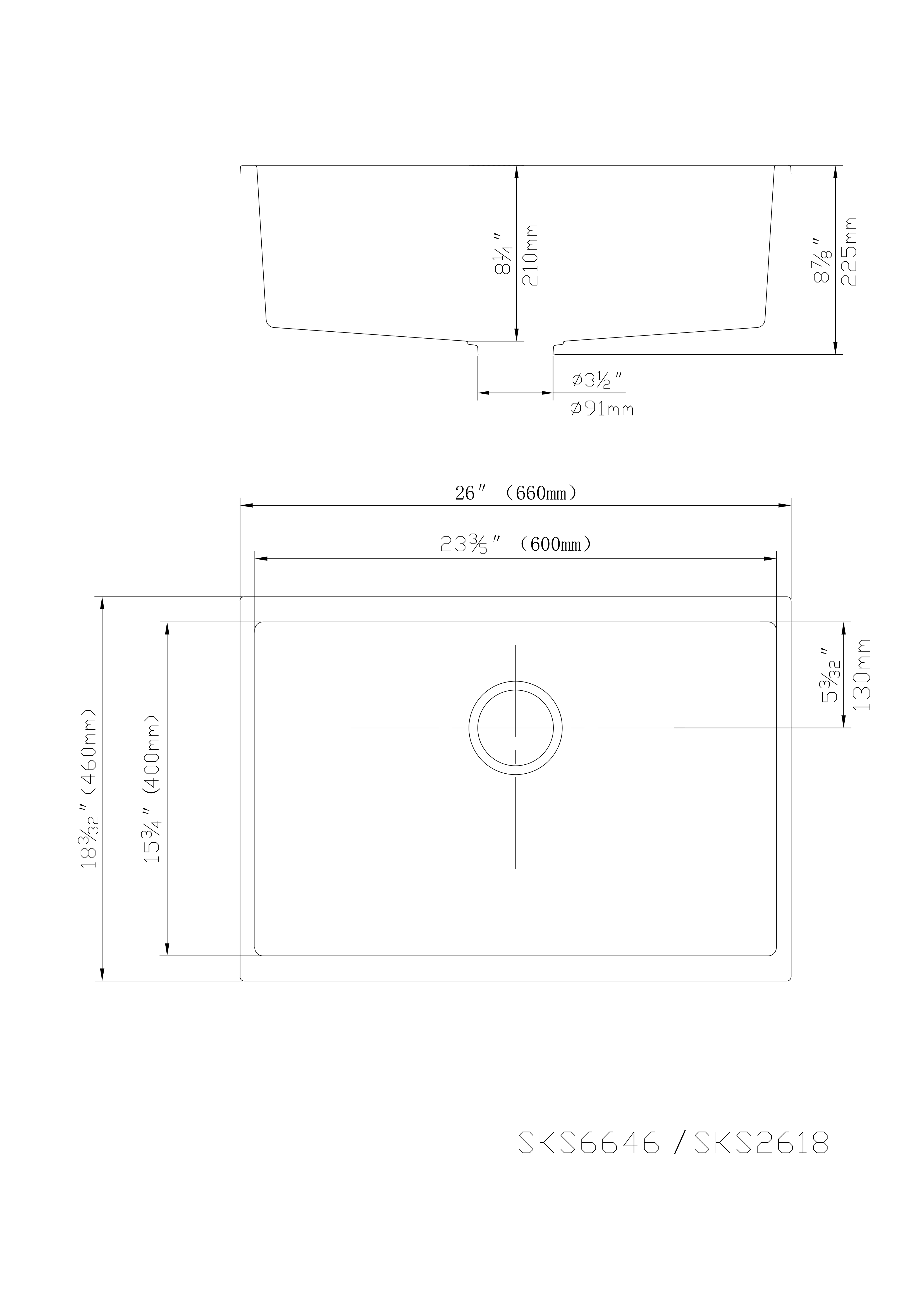 Hot Deal! Matte Black POS Quartz Undermount Single Kitchen Sink 660x460x225