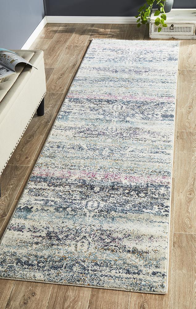 Hot Sale! Museum Layton Blue Runner Rug with Bohemian Design