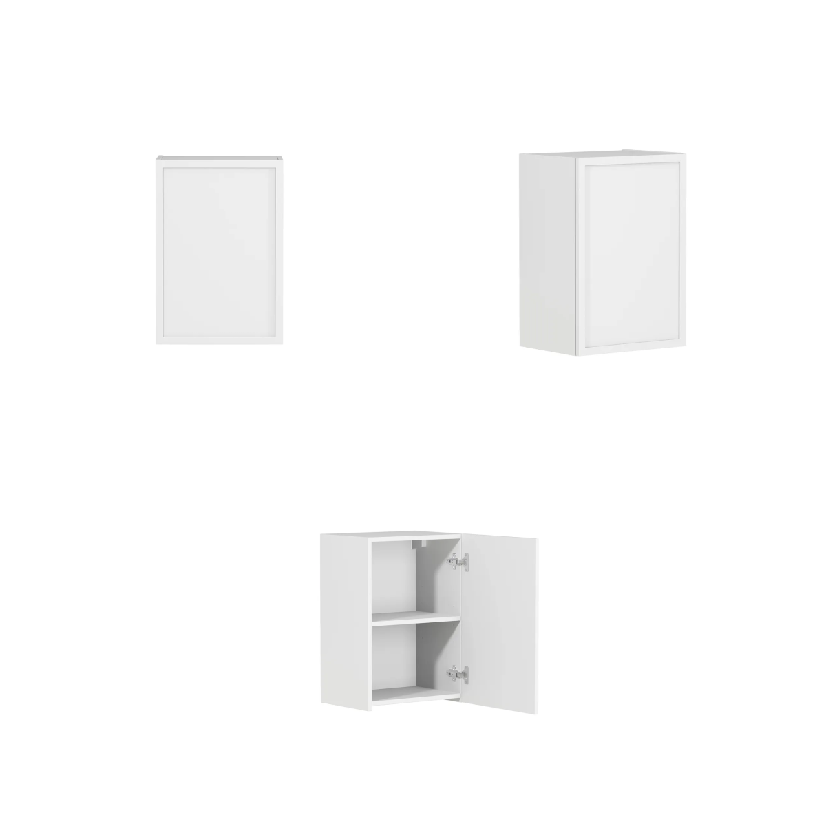 Hampshire White Laundry Cabinet Set 1715x600x2100 - Set C | Great Value