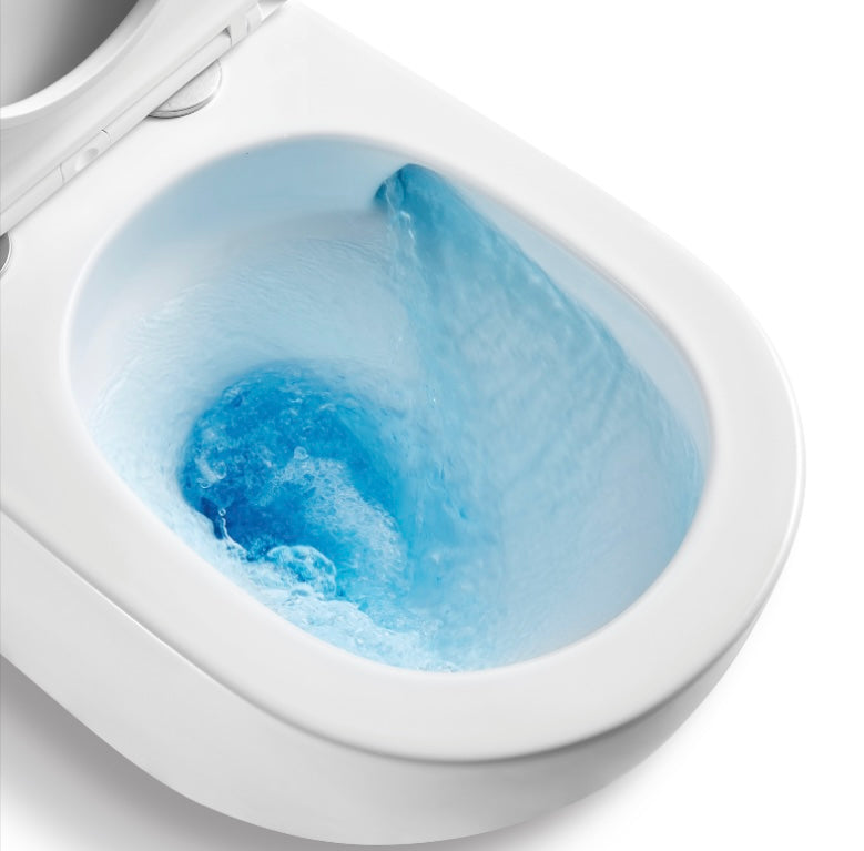 Norton99 Gloss White Wall - Faced Floor Toilet Pan for a Serene Bathroom