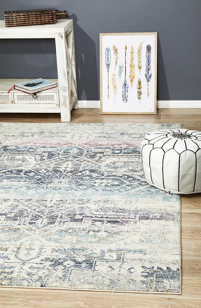 Exclusive Museum Layton Blue Rug - Ideal for High Traffic Areas