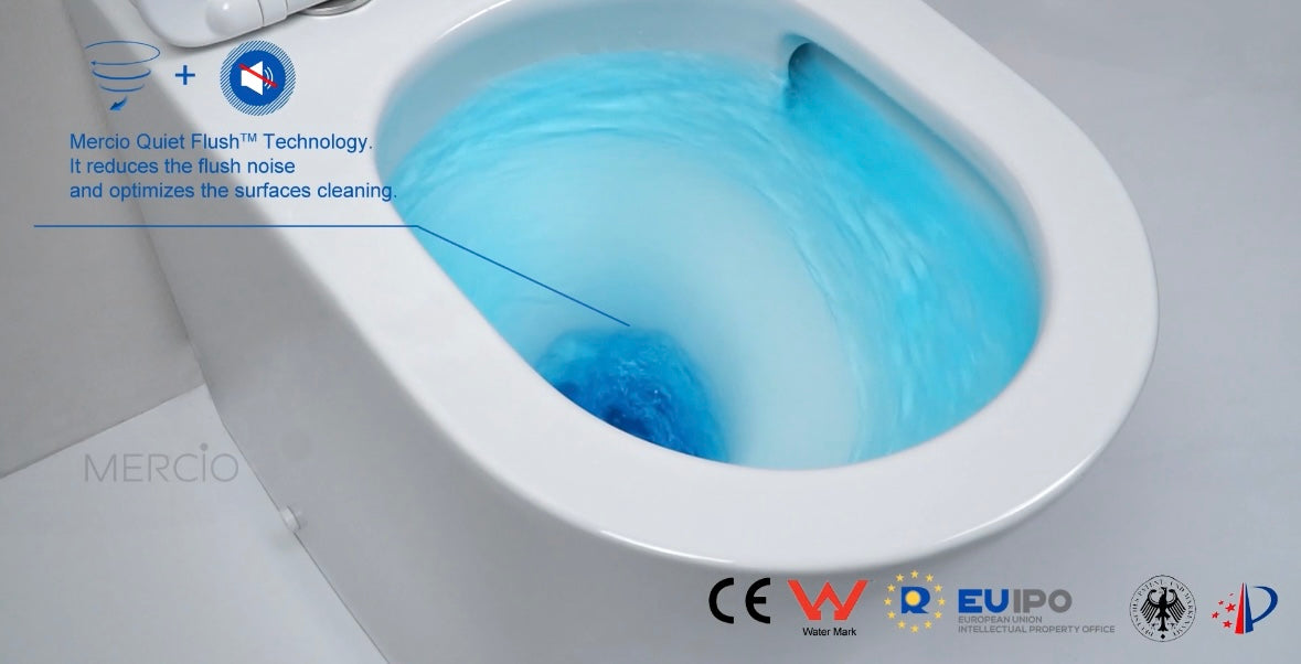 Norton99 Gloss White Wall - Faced Floor Toilet Pan for a Serene Bathroom