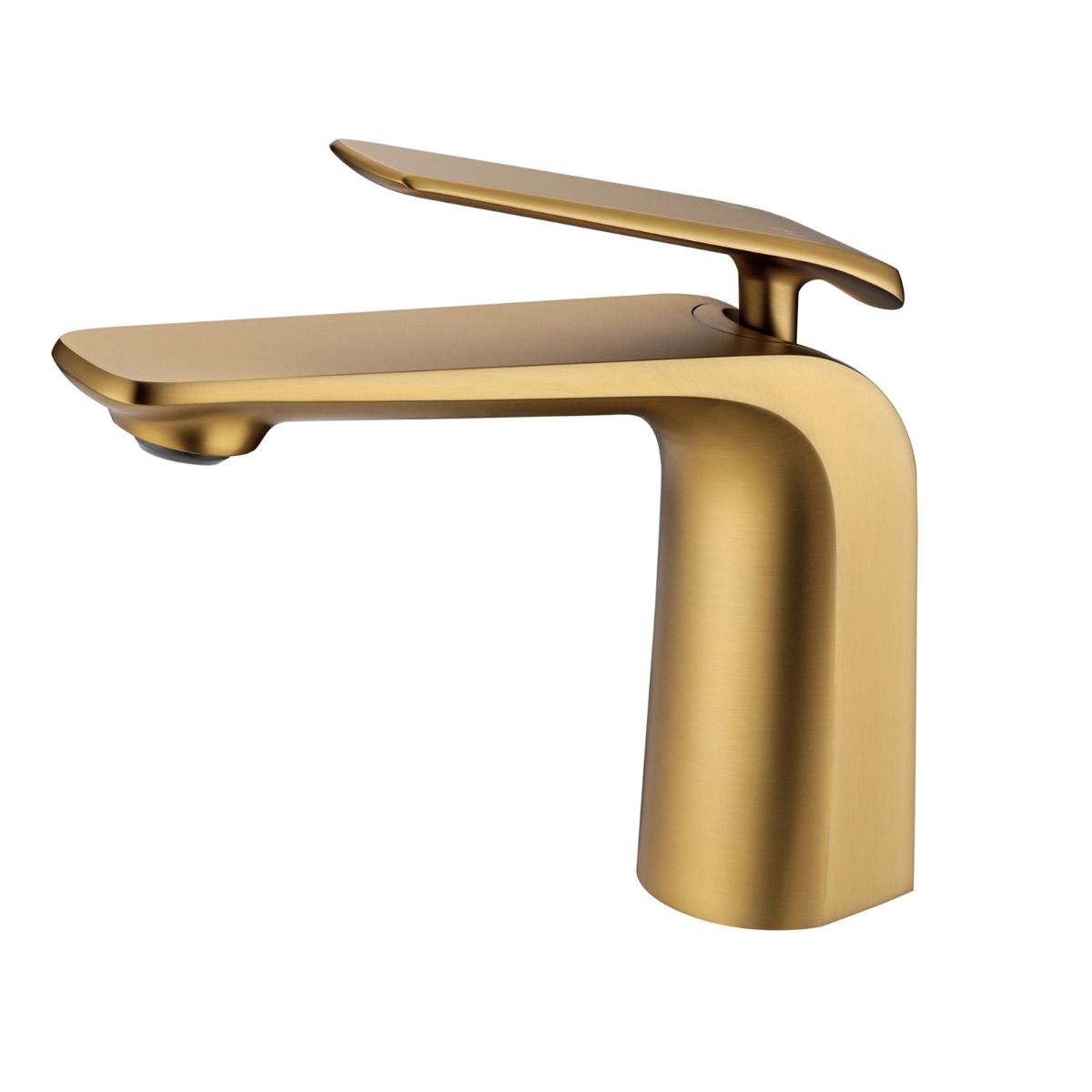 Esperia Brushed Yellow Gold Basin Mixer - 15-Year Warranty