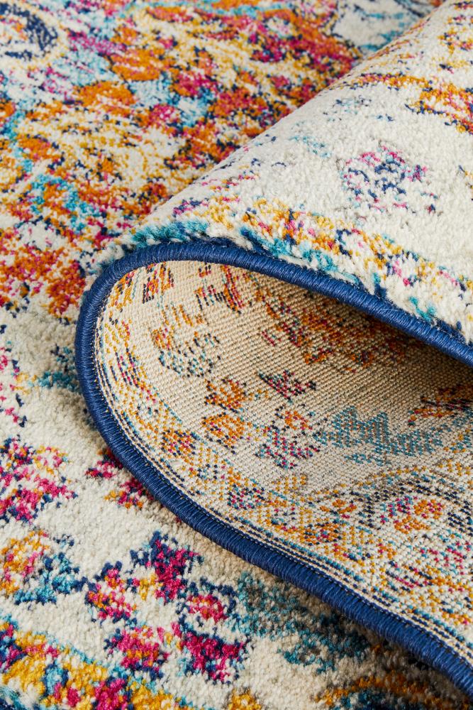 Special Offer! Evoke Carnival Transitional White Runner Rug for Your Home