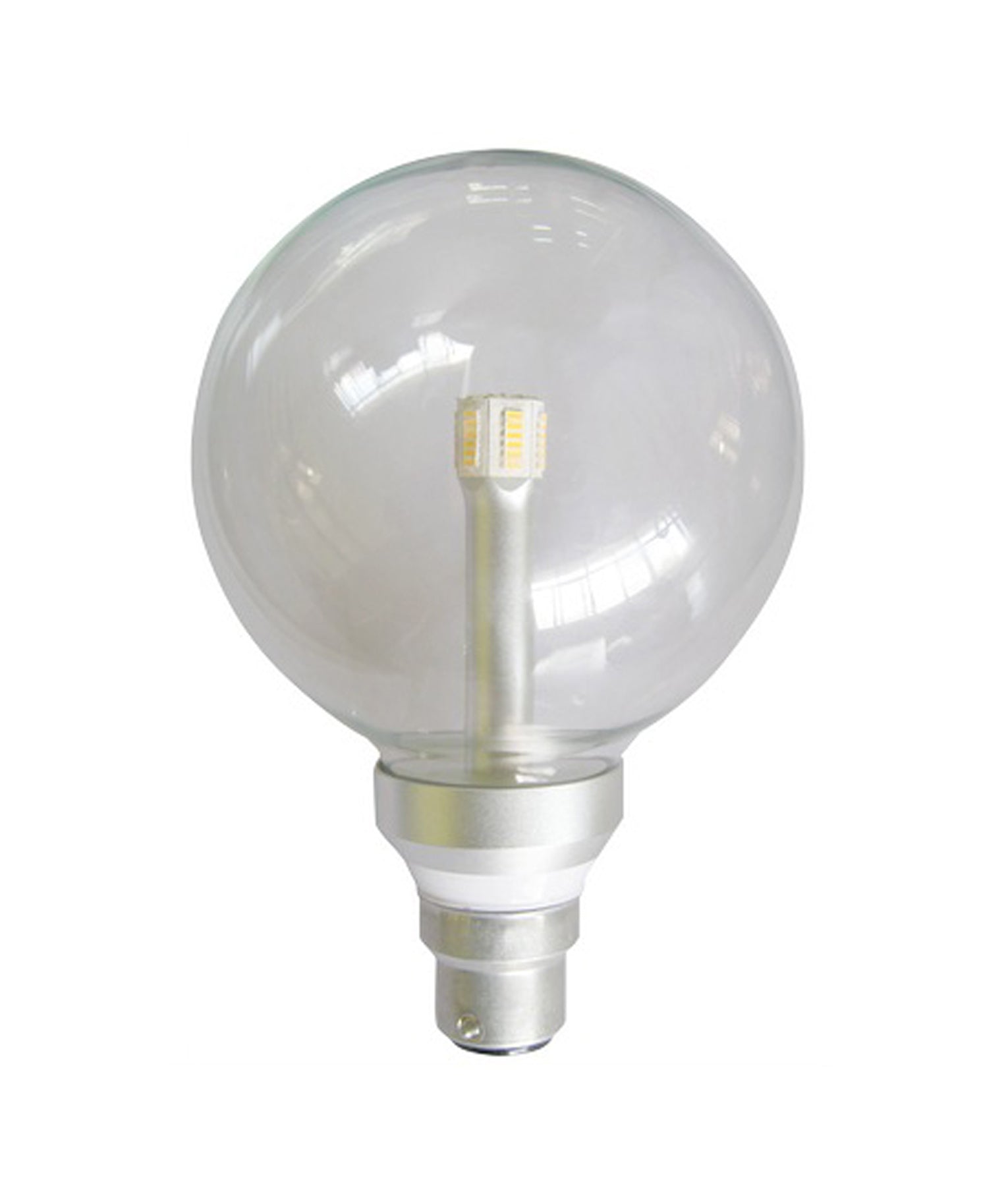 6W G125 LED Globes with Clear or Frosted Diffuser