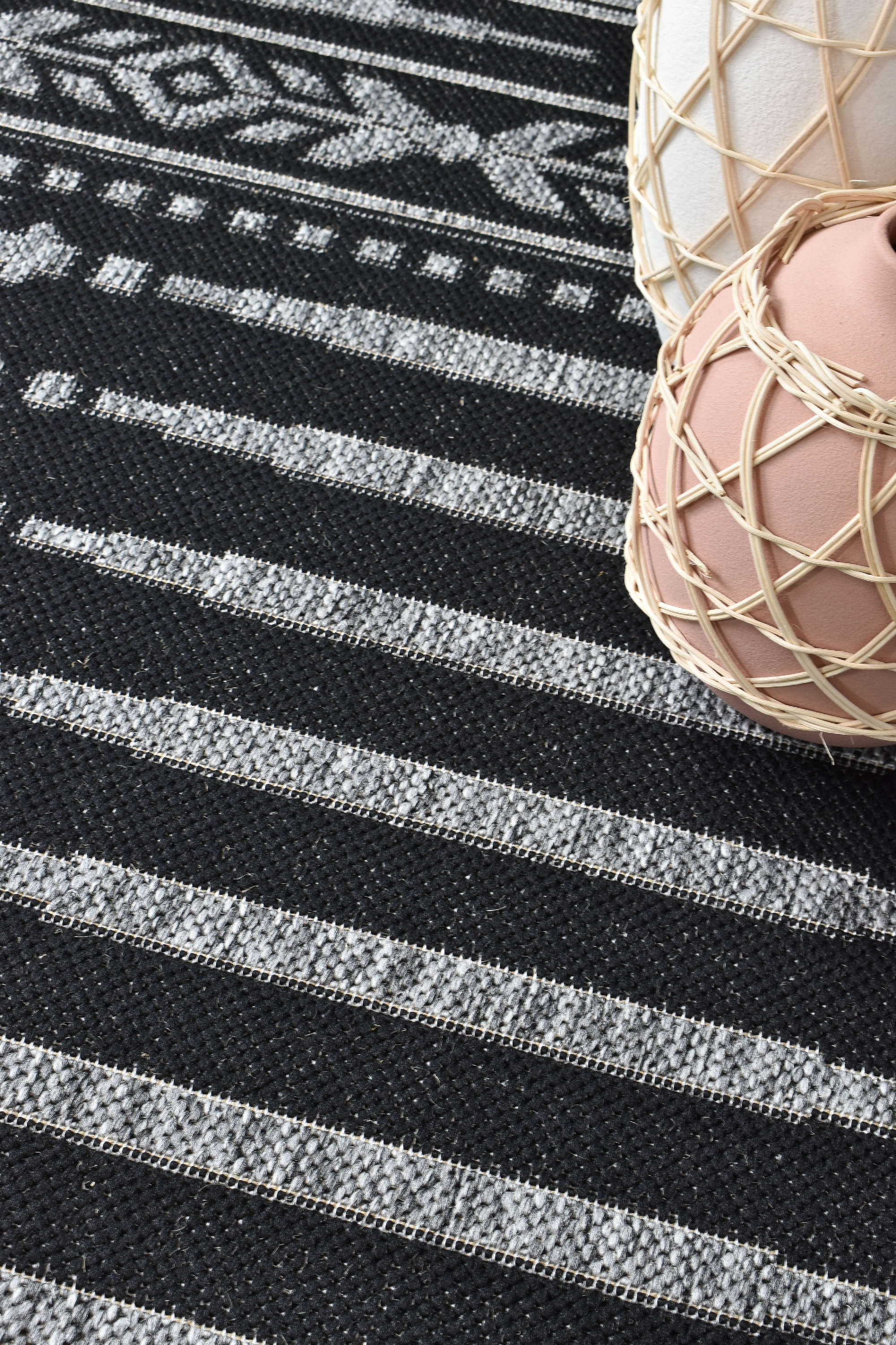 Affordable Alaska Runner Rug in Dark Grey - Ideal for Indoors and Outdoors