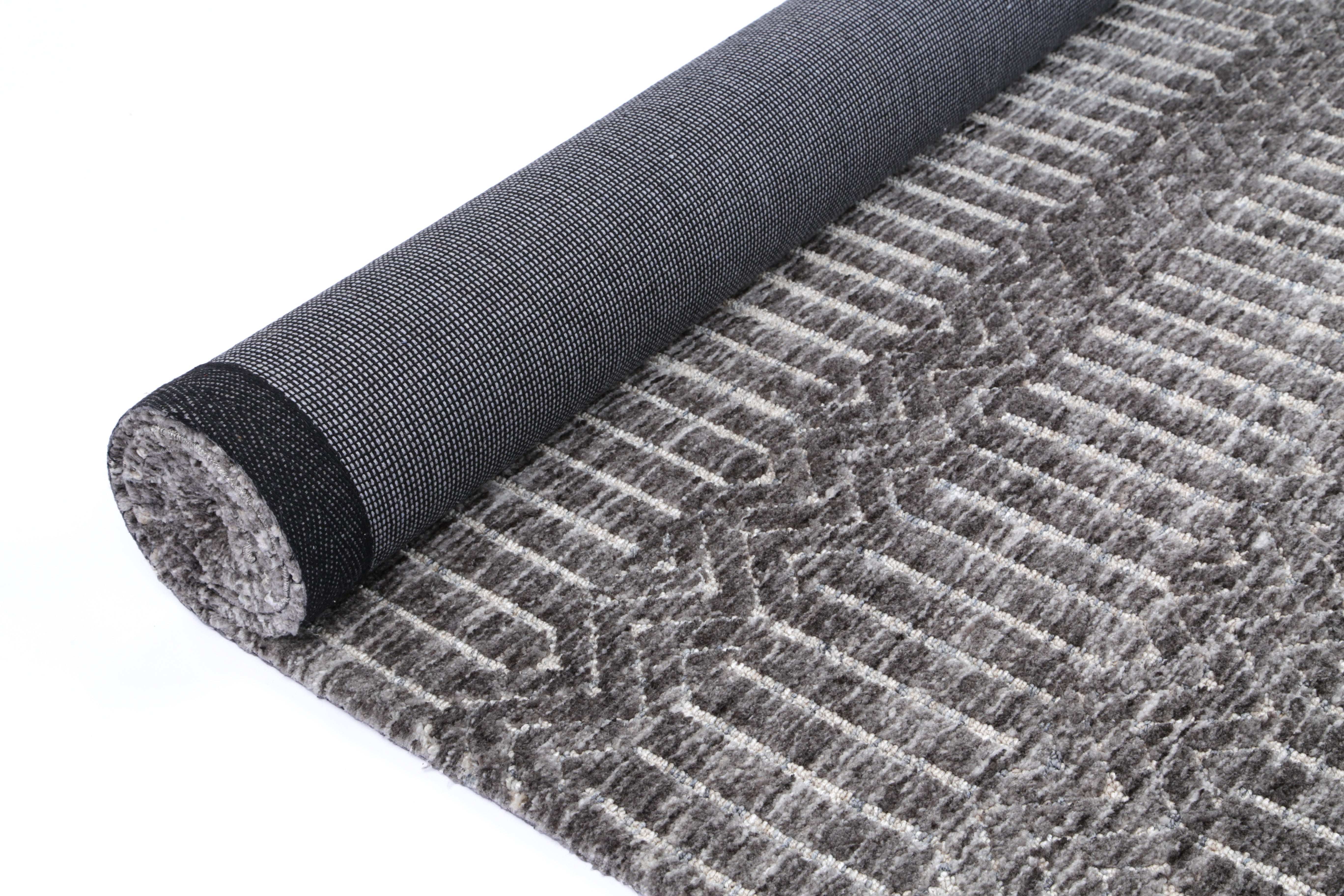 Hot Sale! Ambarsar Attari Rug in Grey Cotton Blend for Any Interior