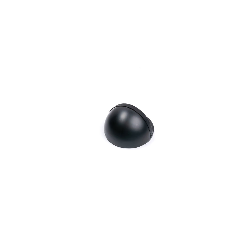 Amazing Half Moon Door Stop - Satin Brass & Matt Black