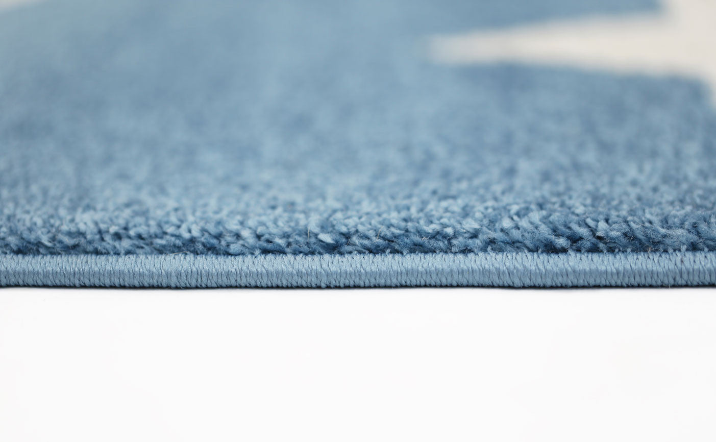 Piccolo Blue & White Stars Kids Rug - Ideal for Imaginative Play