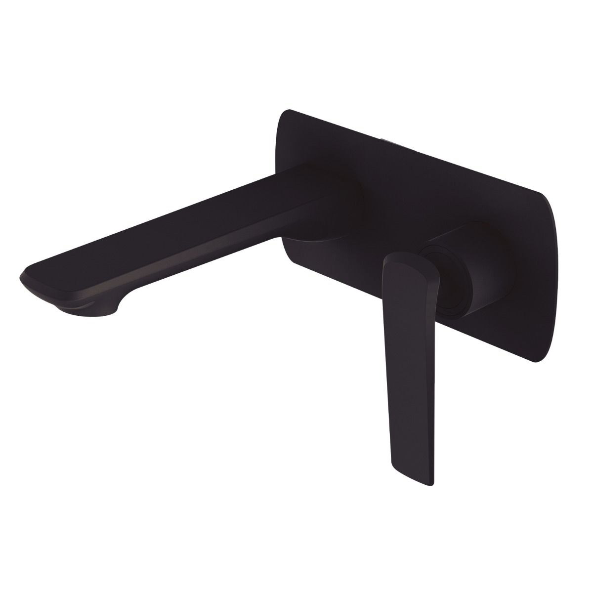 Hot Deal! Esperia Matte Black Bathroom Wall - Mounted Mixer with Spout