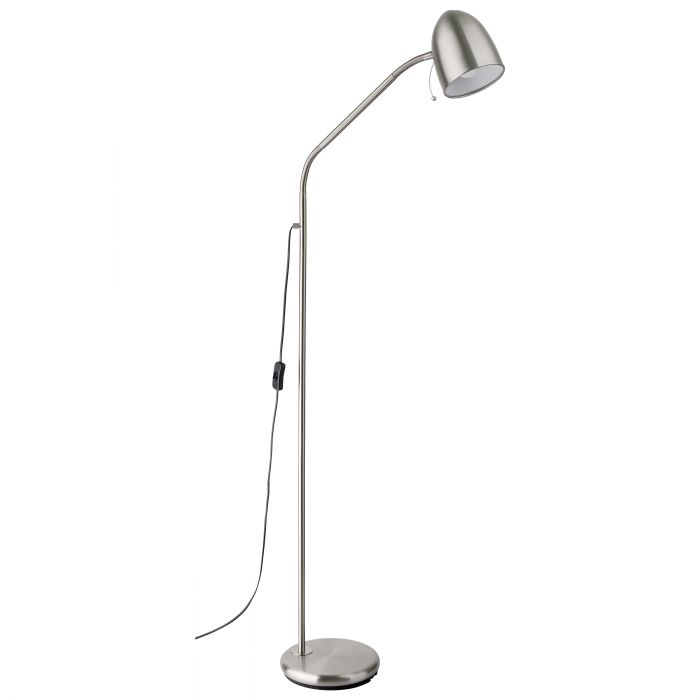 Discount! Stylish Steel Satin Nickel Floor Light - Lara 1 for Your Space