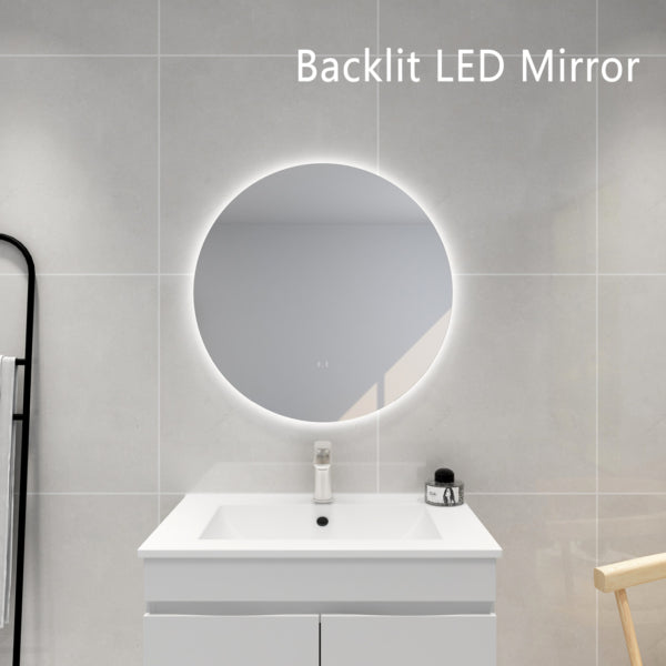 Hot Sale! Poseidon LED Backlit Round Mirror in 600/700/800/900 Sizes