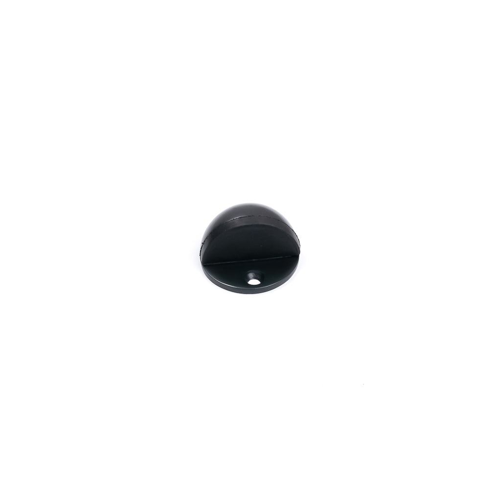 Amazing Half Moon Door Stop - Satin Brass & Matt Black