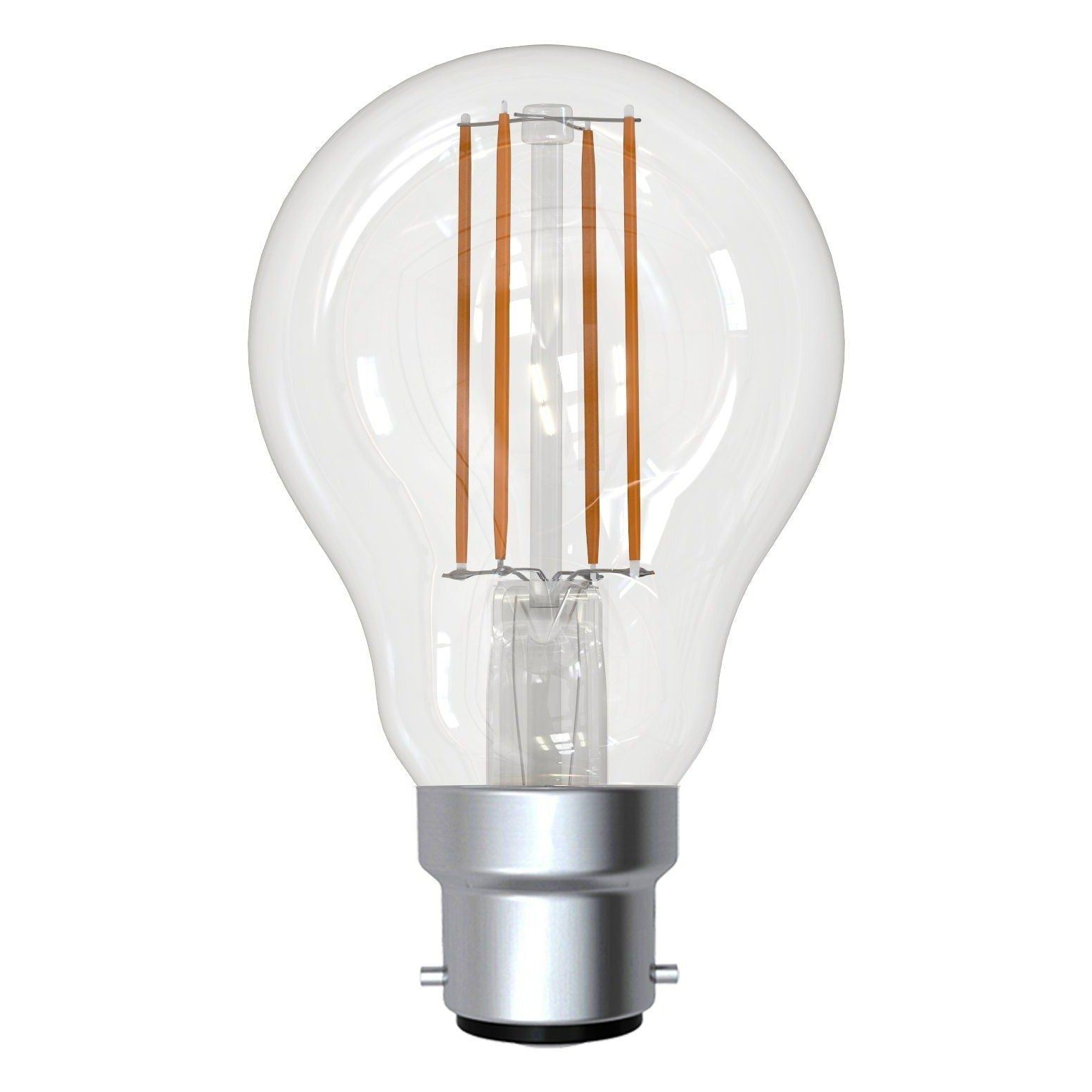 Special Offer! 6-Pack 5W B22 LED A60 Clear Globe Bulbs in Cool White