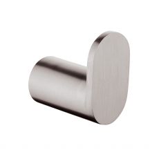 Esperia Round Robe Hook in Brushed Nickel - 15-Year Warranty, Stylish Bathroom Essential