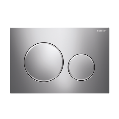 Geberit Sigma20 Flush Plate: Chrome Finish for Modern Bathrooms
