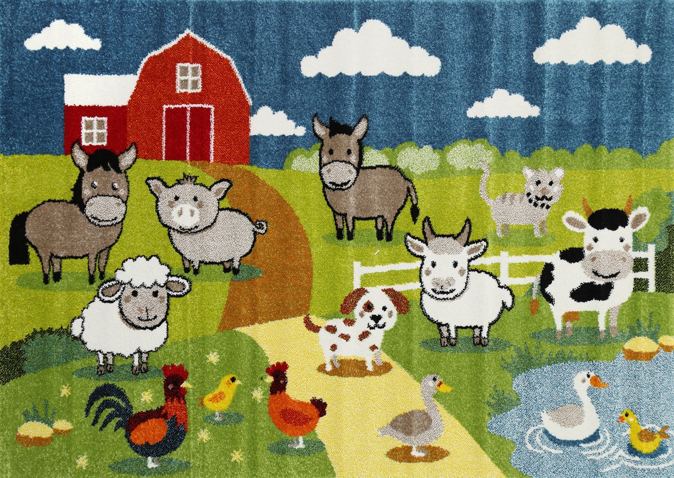 Hot Sale! Nova Farm Kids' Carpet - Ideal Rug for Children