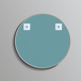 Yellow Gold Olivia Round Framed Mirrors in 600mm, 700mm & 800mm Sizes
