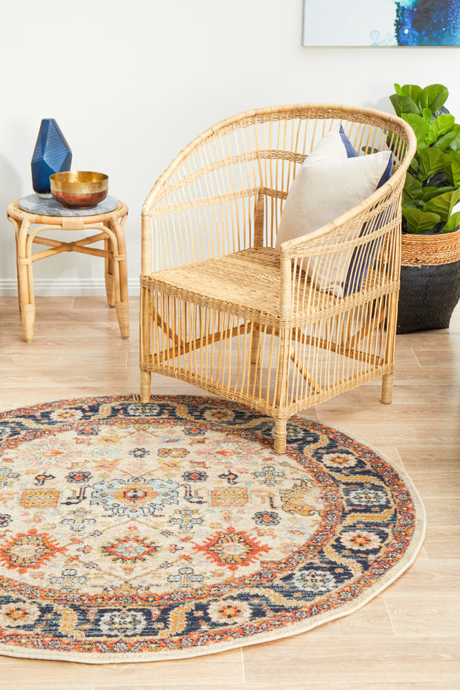 Durable Polypropylene Legacy 860 Round Dune Rug for High-Traffic Areas