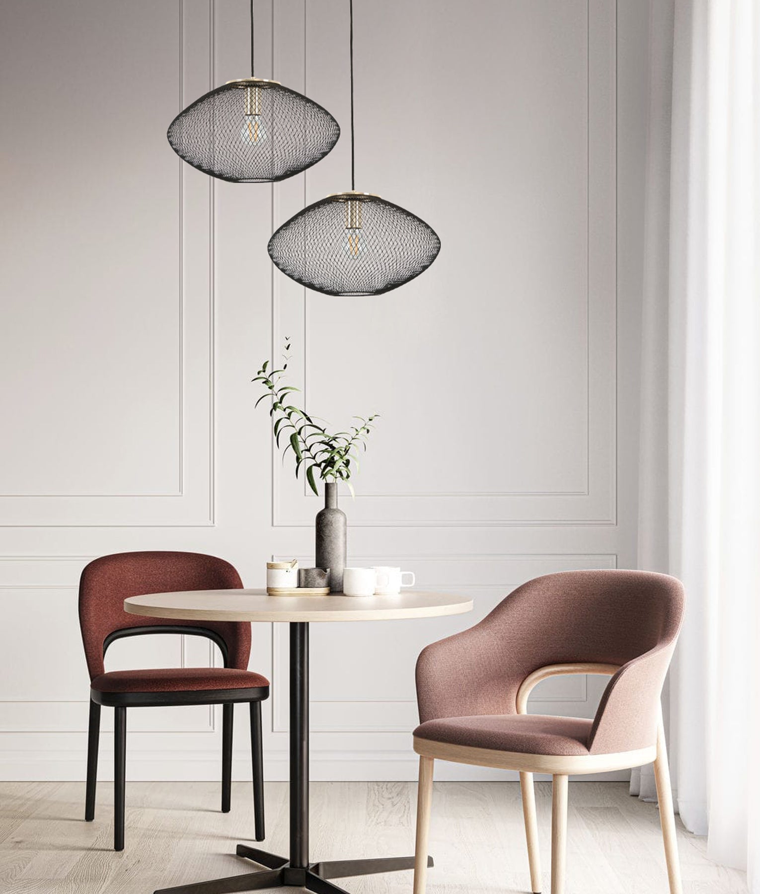 GOLPE: Stylish Small Oval Stainless Steel Interior Pendant Lights - Great Deal!