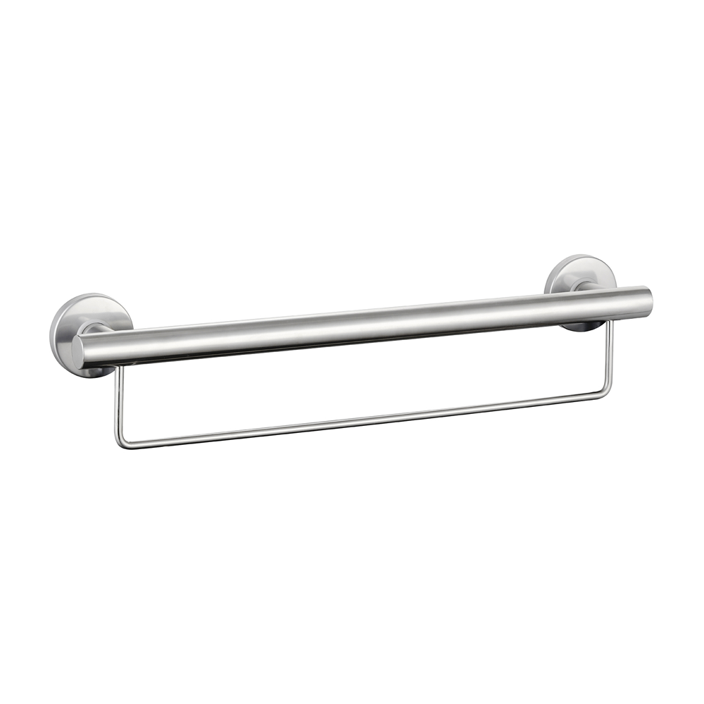 600mm Grab Rail with Optional Colour Towel Rail for Assisted Living