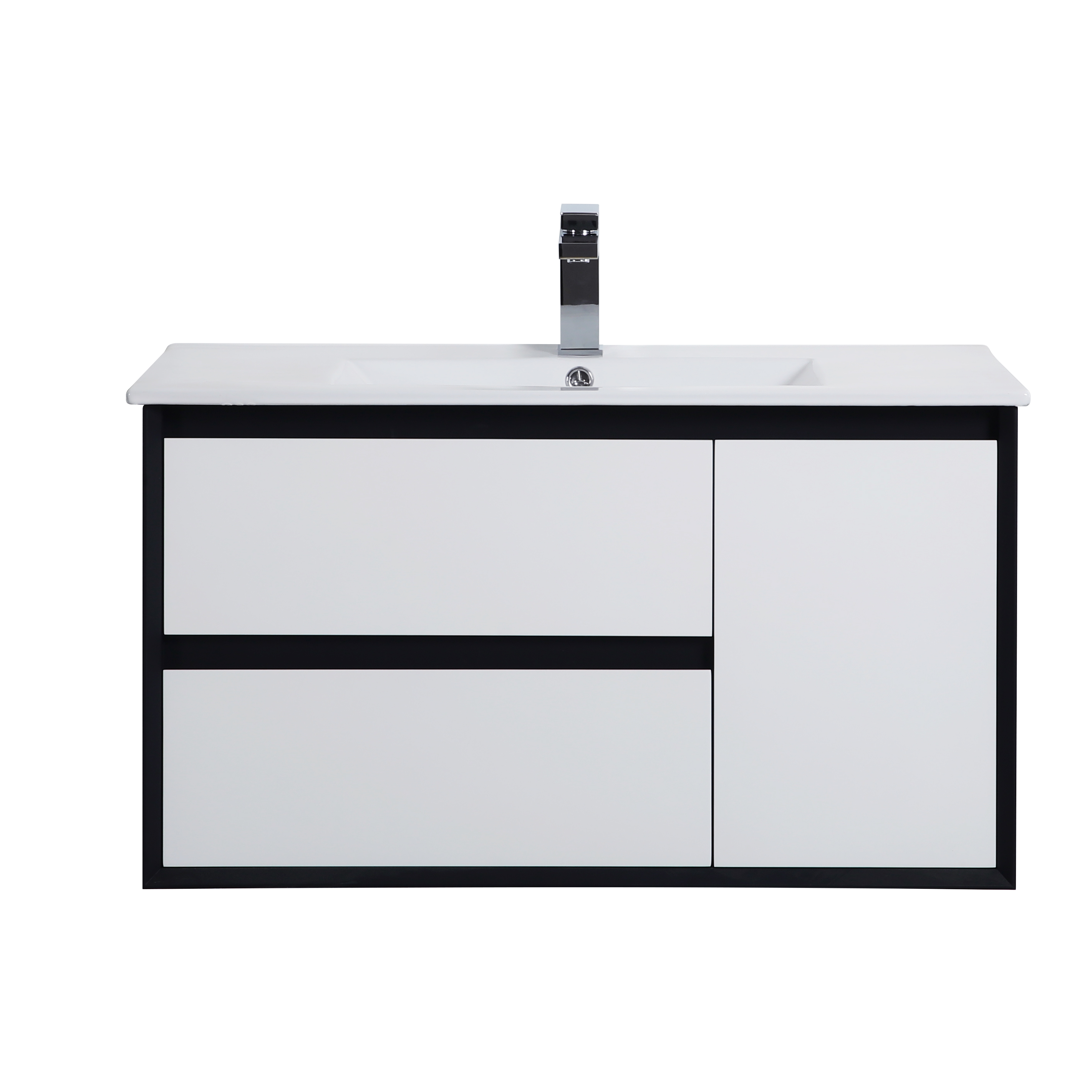 PETRA 900mm Wall - Hung PVC Vanity: Stylish Bathroom Upgrade