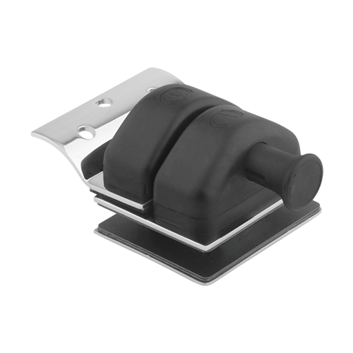 90° Glass-to-Round Post Pool Latch in 316 Stainless Steel
