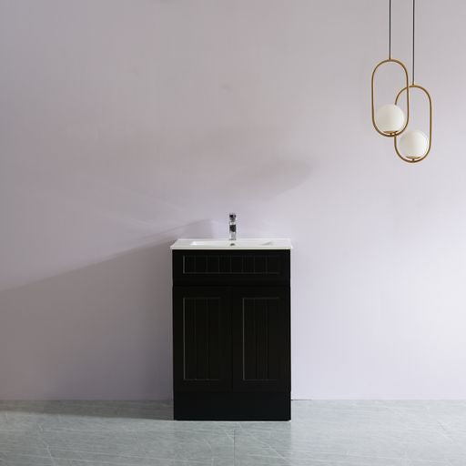 Acacia Shaker PVC Floor Vanity 600 - Premium Quality