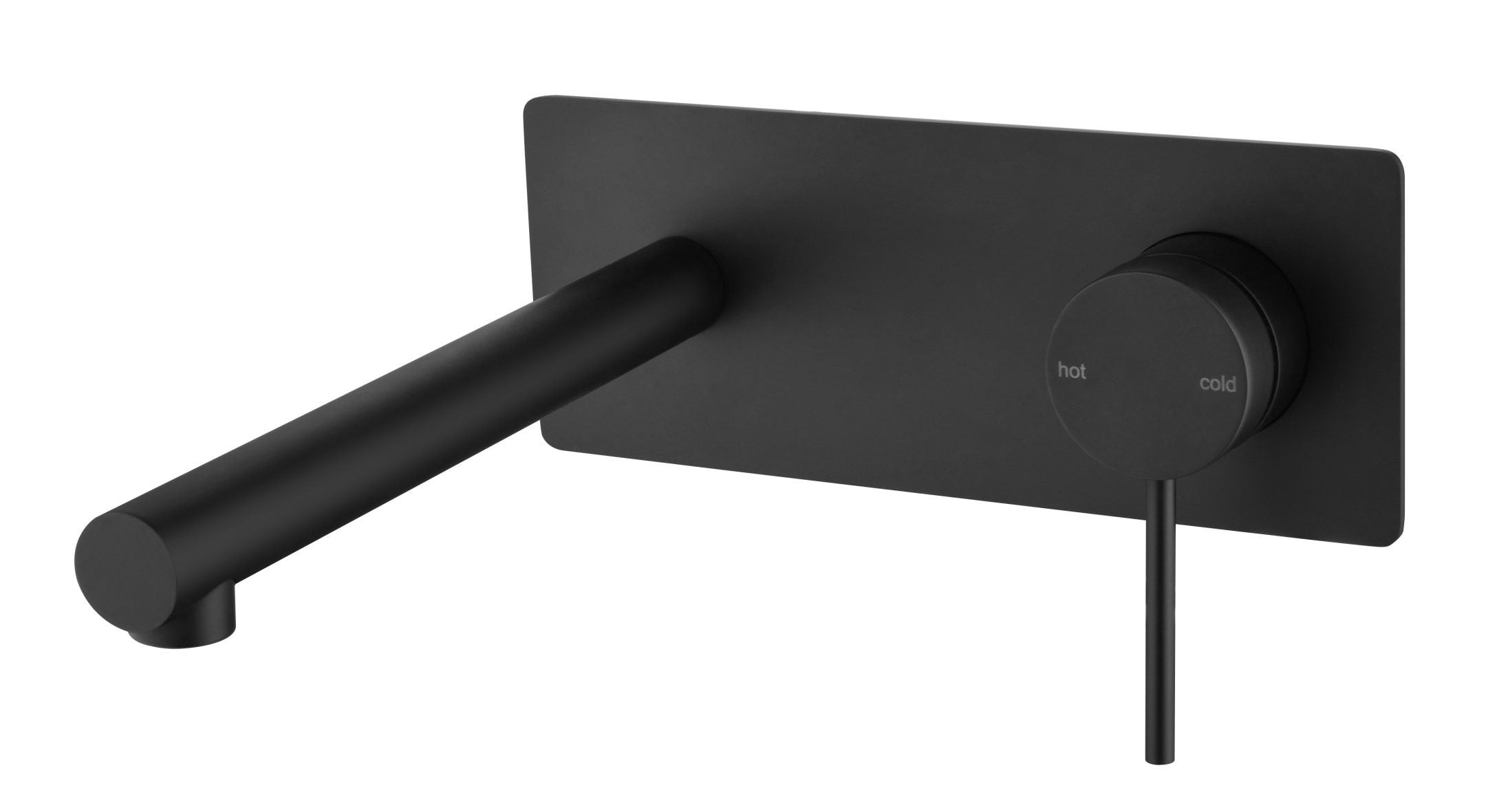 Stylish Black 1P Straight Spout Mica Wall - Spout Combo