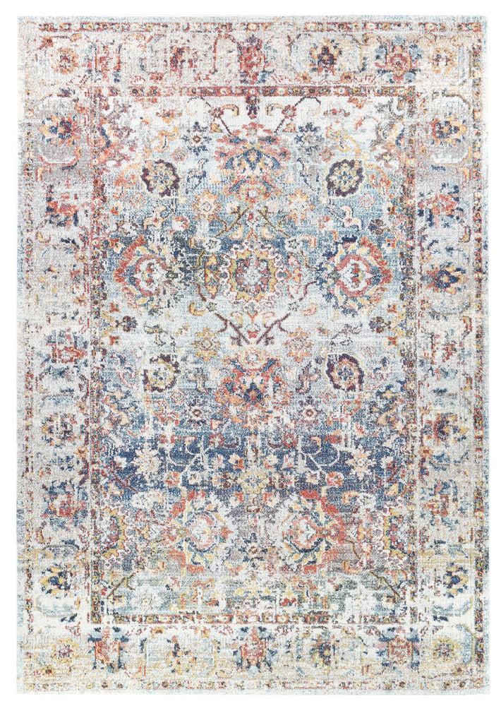 Hot! Navy Cream Morocco 0410A Rug