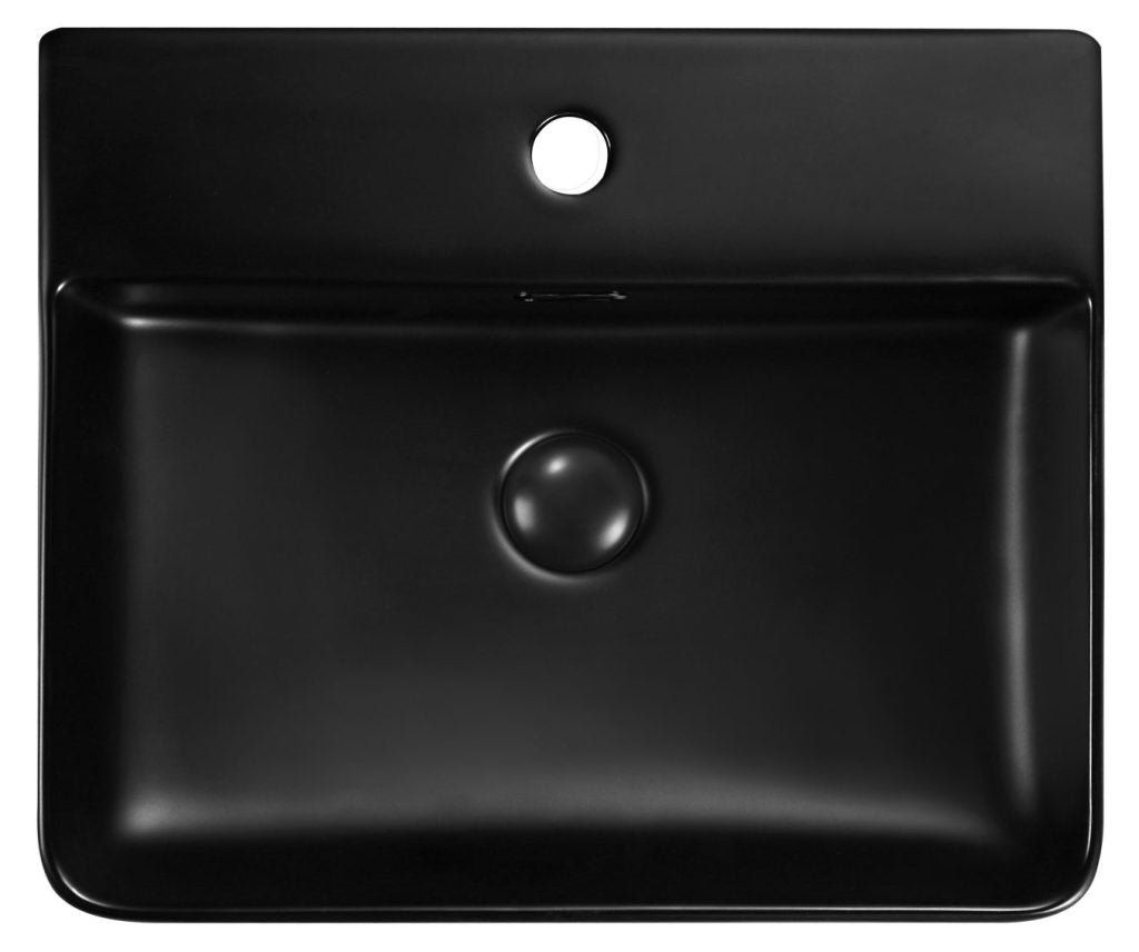 Upgrade Your Bathroom Now! Stylish Black Florentine Bathroom Basin 500 x 420mm