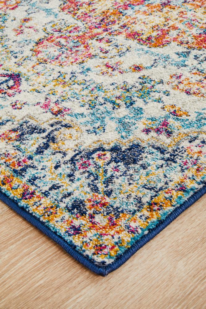 Special Offer! Evoke Carnival Transitional White Runner Rug for Your Home