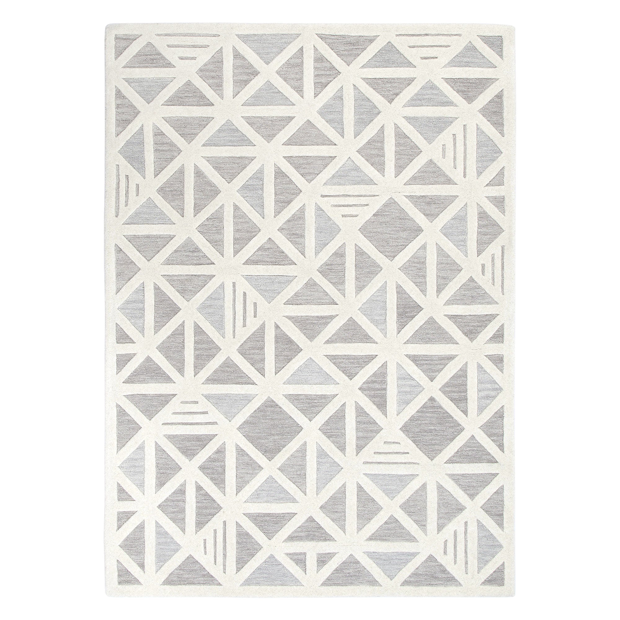 Exclusive Les Nomades Greige Wool Rug Trilogy for Modern Spaces