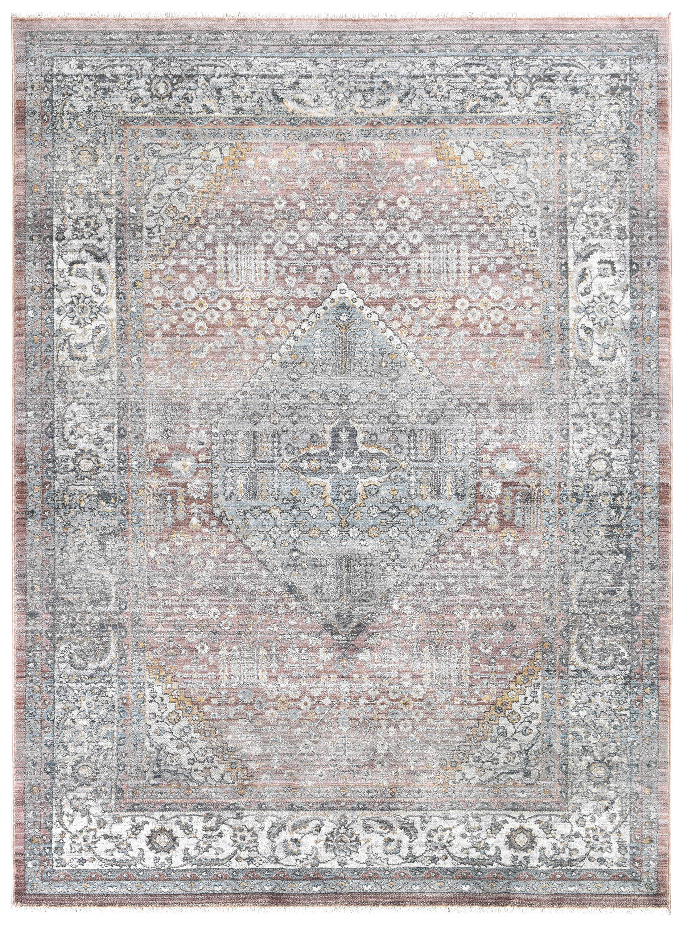 Exclusive Novara Legacy Rose Rug - Soft Pink, Ideal for Home Decor