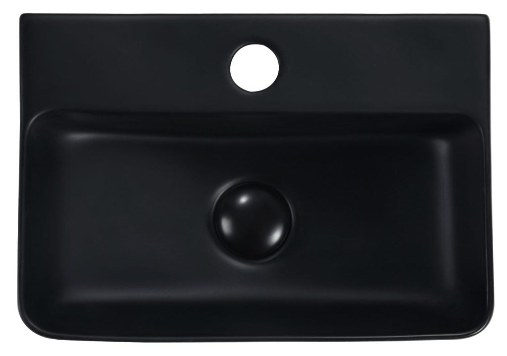 Black Mallory Basin - 365 x 260mm for Kitchen and Bathroom