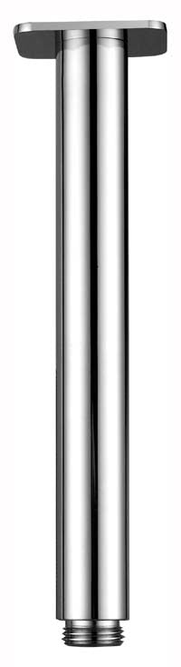 Chrome-finished Elegant Limpid Ceiling Shower Arm for Modern Bathrooms