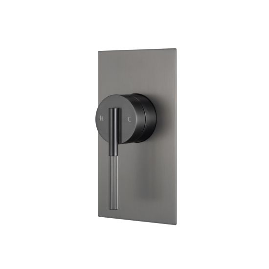 Hot Deal: CADDENCE Brushed Gun Metal Wall Shower Bath Mixer