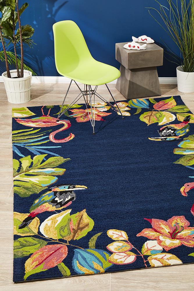 Stunning Copacabana Tropical Garden Indoor-Outdoor Rug - Ideal for Any Space