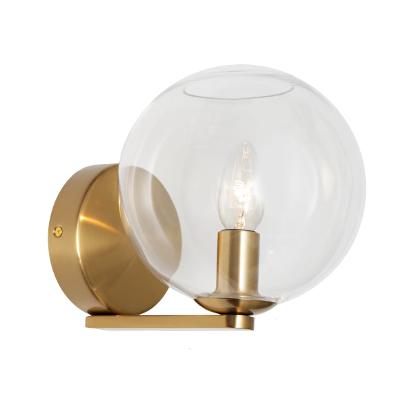 Stunning Orpheus 1Lt Wall Light in Elegant Gold Finish