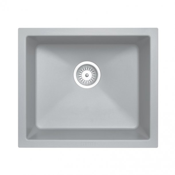 Grey Concrete Granite CARYSIL SALSA Kitchen Sink, 533x457mm