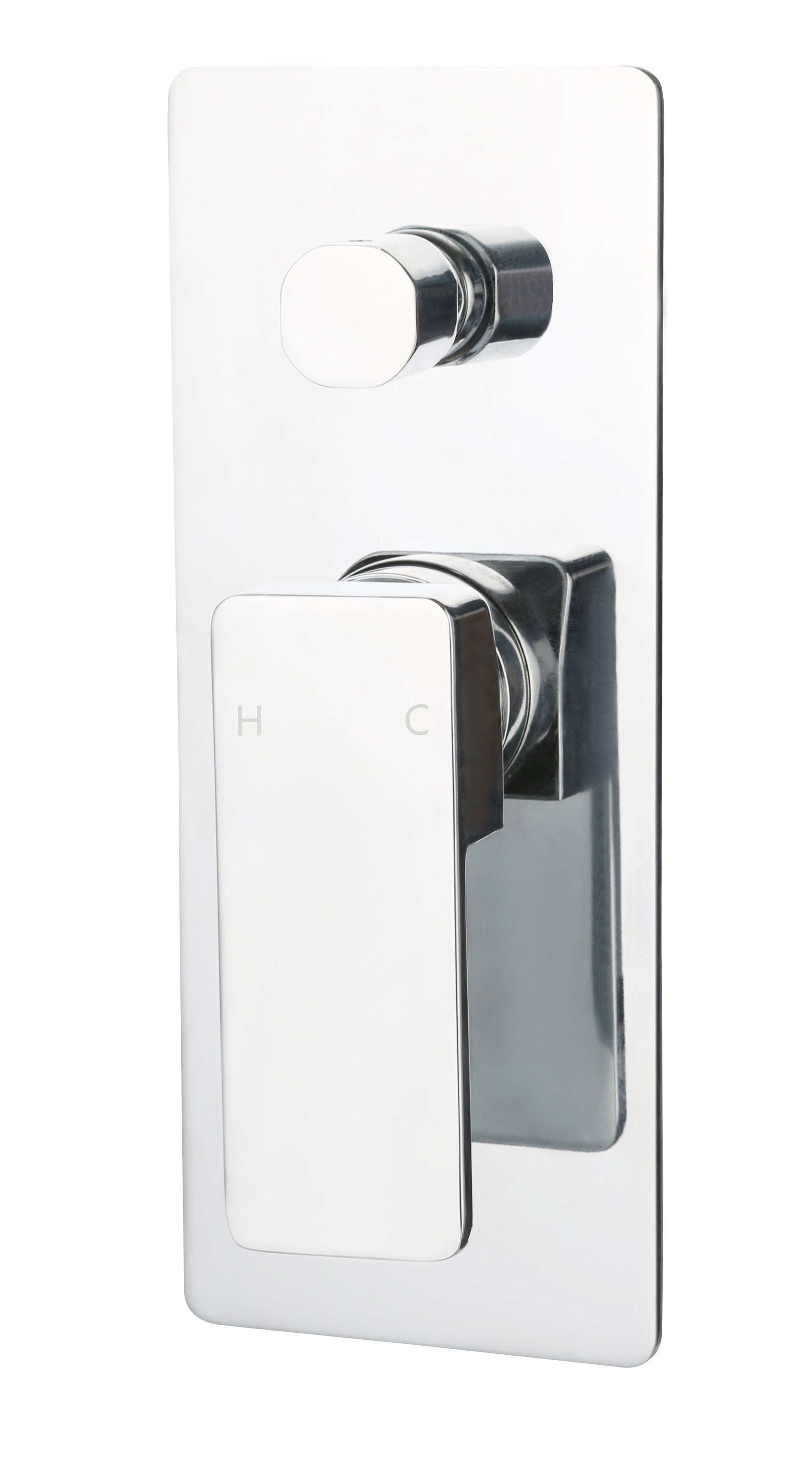 Hot Sale! Chrome Ceram Wall - Mounted Mixer with Diverter for Bathroom