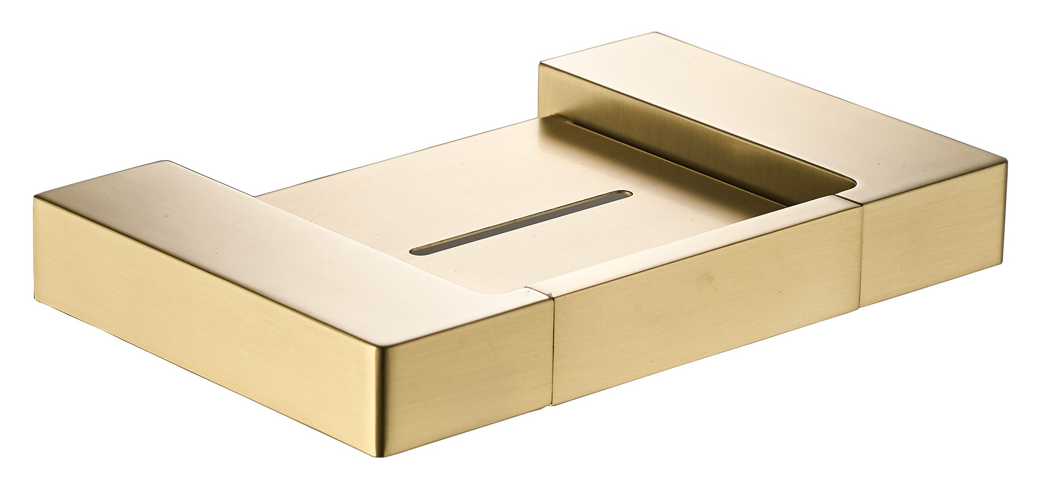 Hot Deal! Brushed Gold Ceramic Soap Holder