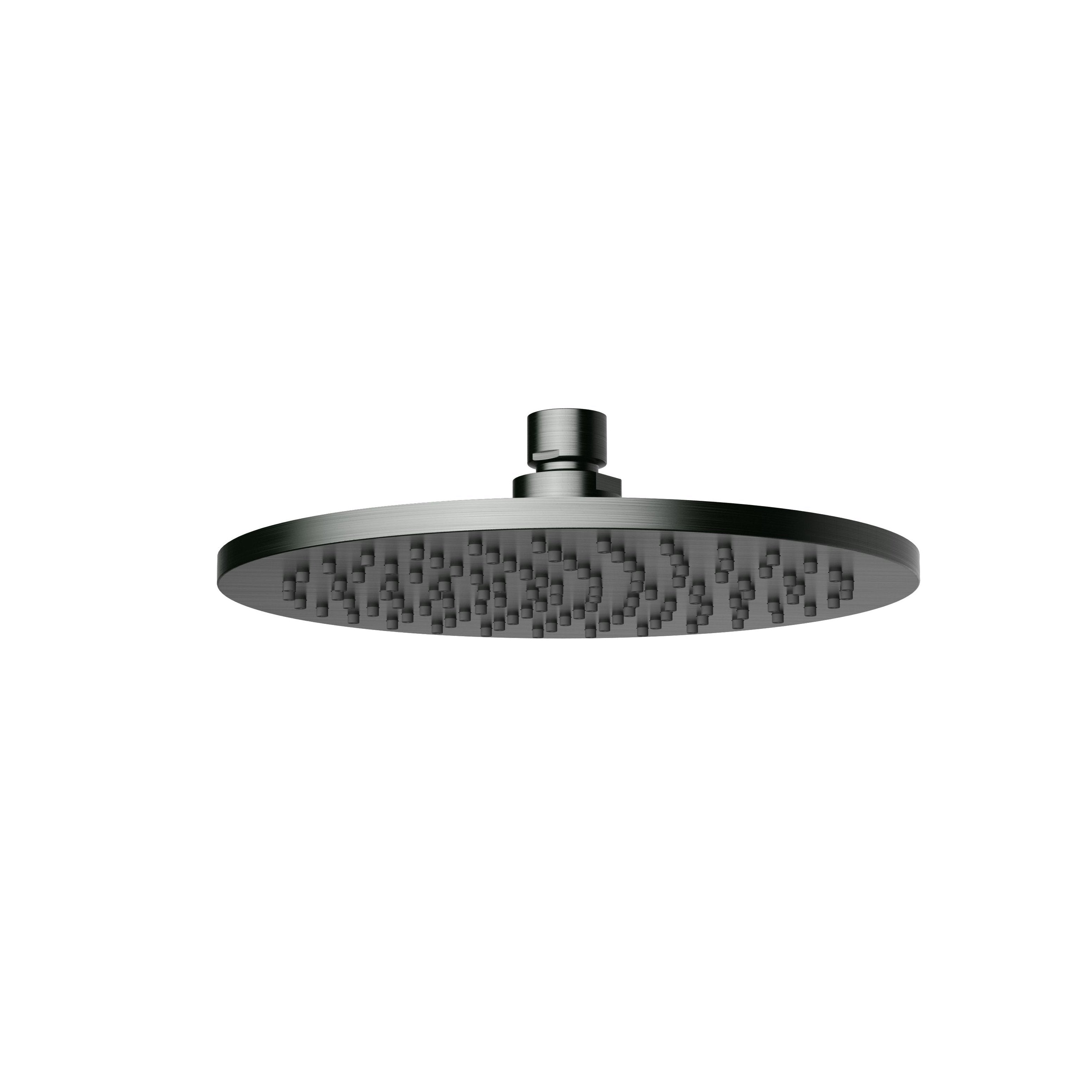 Hot Deal! 200mm Cora Brushed Gun Metal Overhead Shower