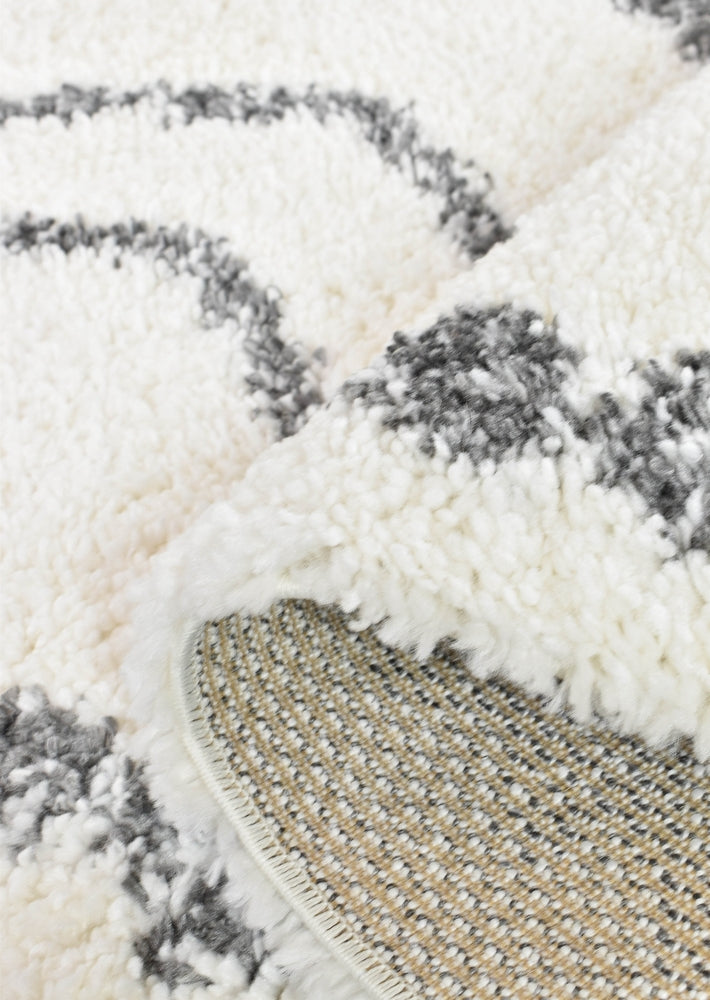 Palermo Machine-Made Shaggy Rug in Dark Grey 0B496A