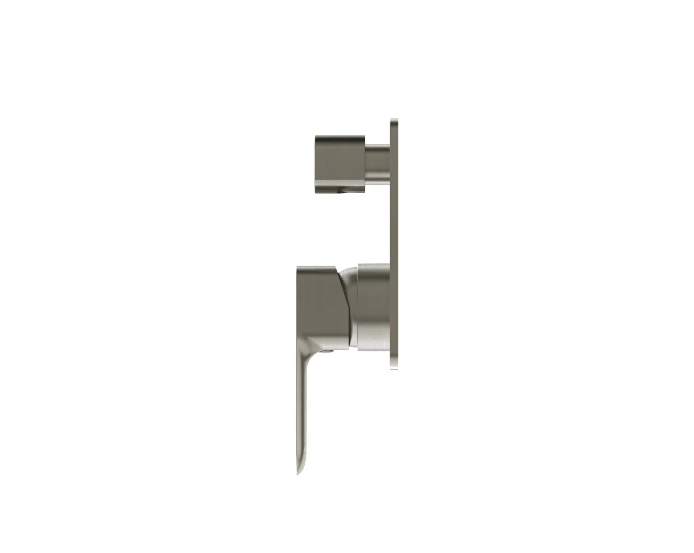 Brushed Nickel Oskar Shower Mixer with Diverter for a Premium Bathroom Experience