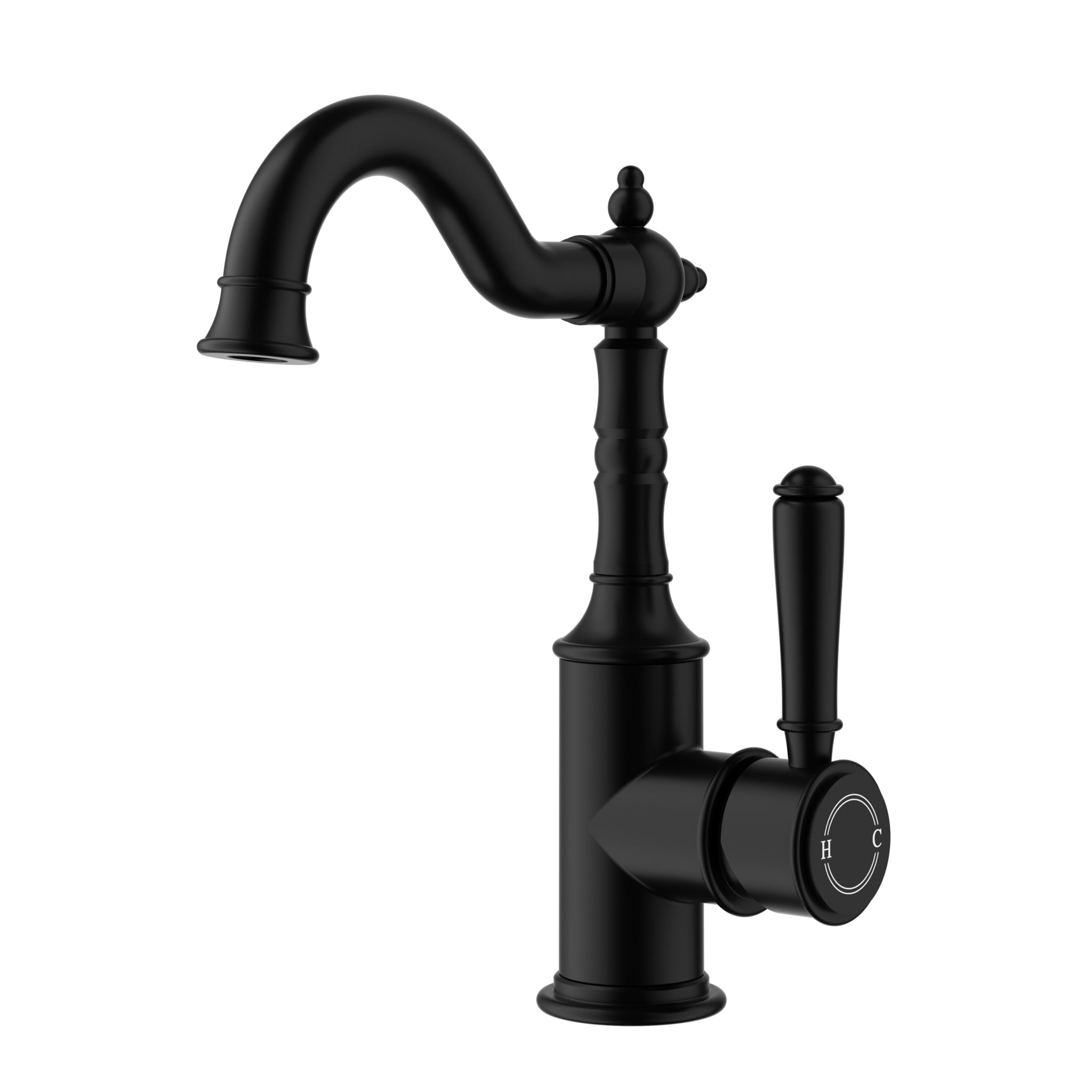 Hot Sale! Classic Matte Black Basin Mixer with High - Quality Components