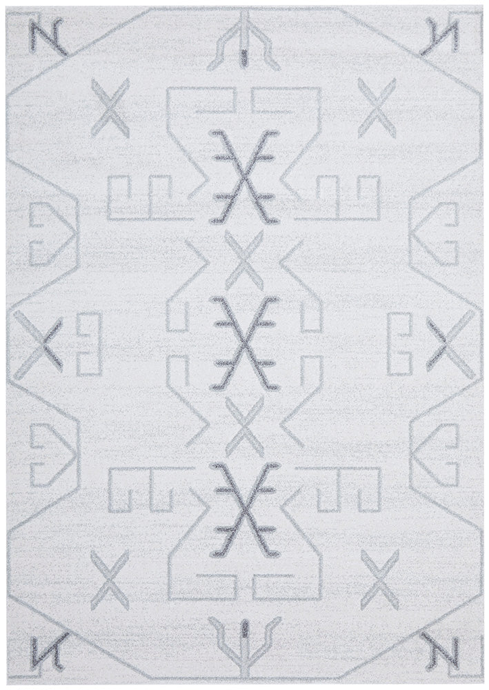 Modern Grey Paradise Cala Power Loomed Rug from Turkey