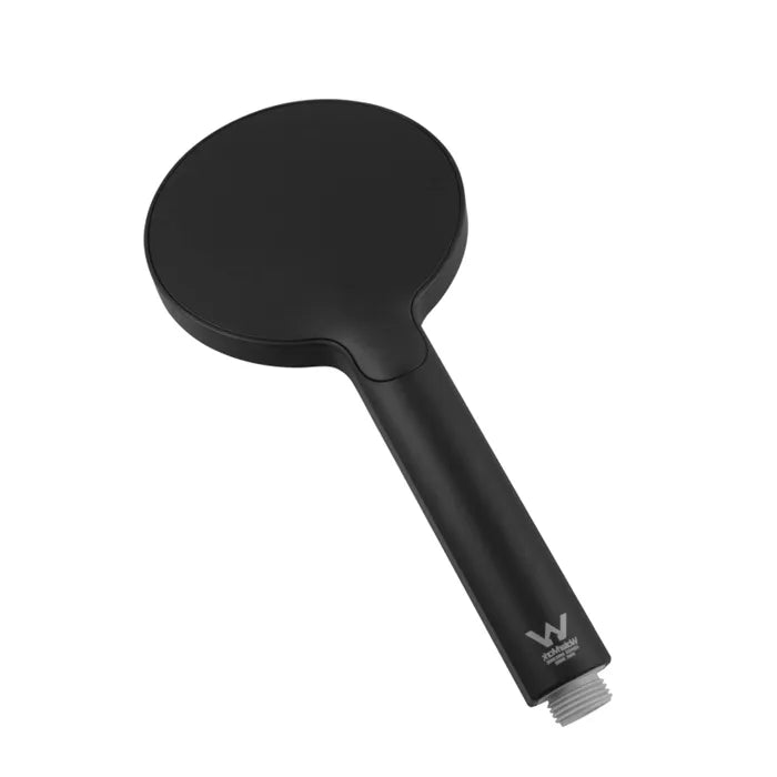 Hot Sale! PAVIA Twin Round Shower on Rail, 250mm, Matte Black with Top Inlet