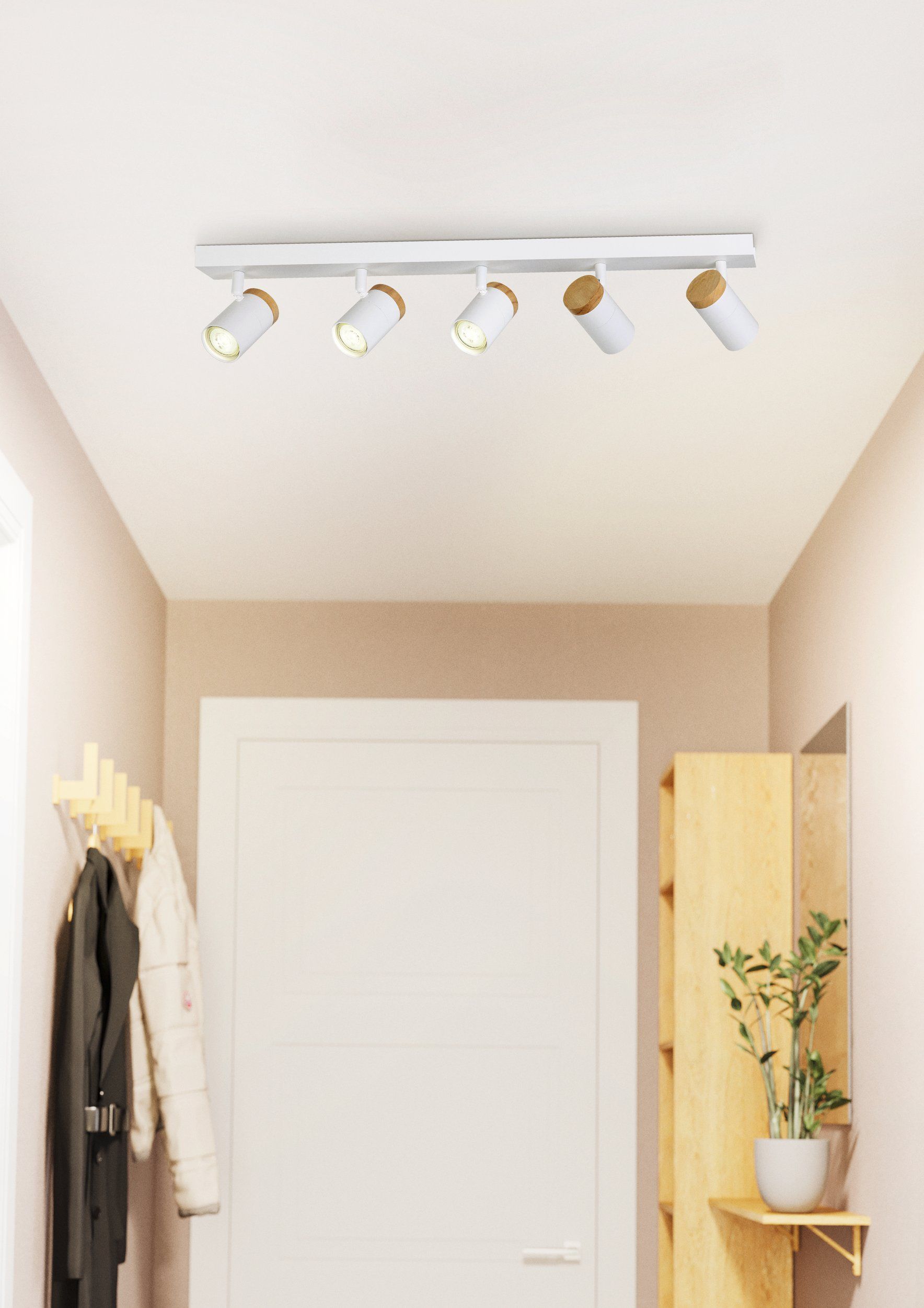 Hot Sale: CARTAGENA Spot Lighting with Contemporary White and Warm Timber Design